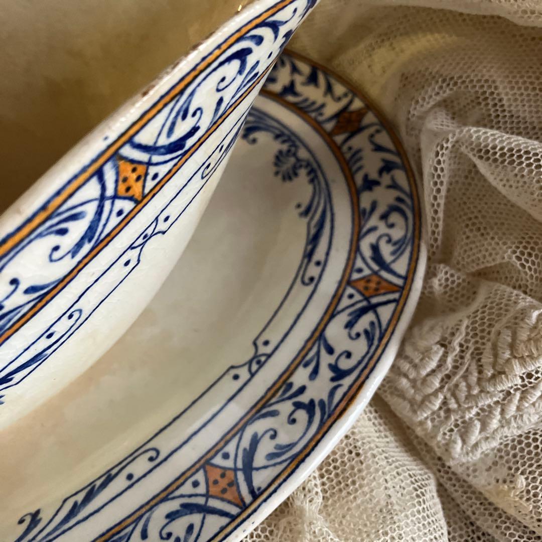 フランスアンティークソーシエール　クレイユエモントロー　コルベール　レア