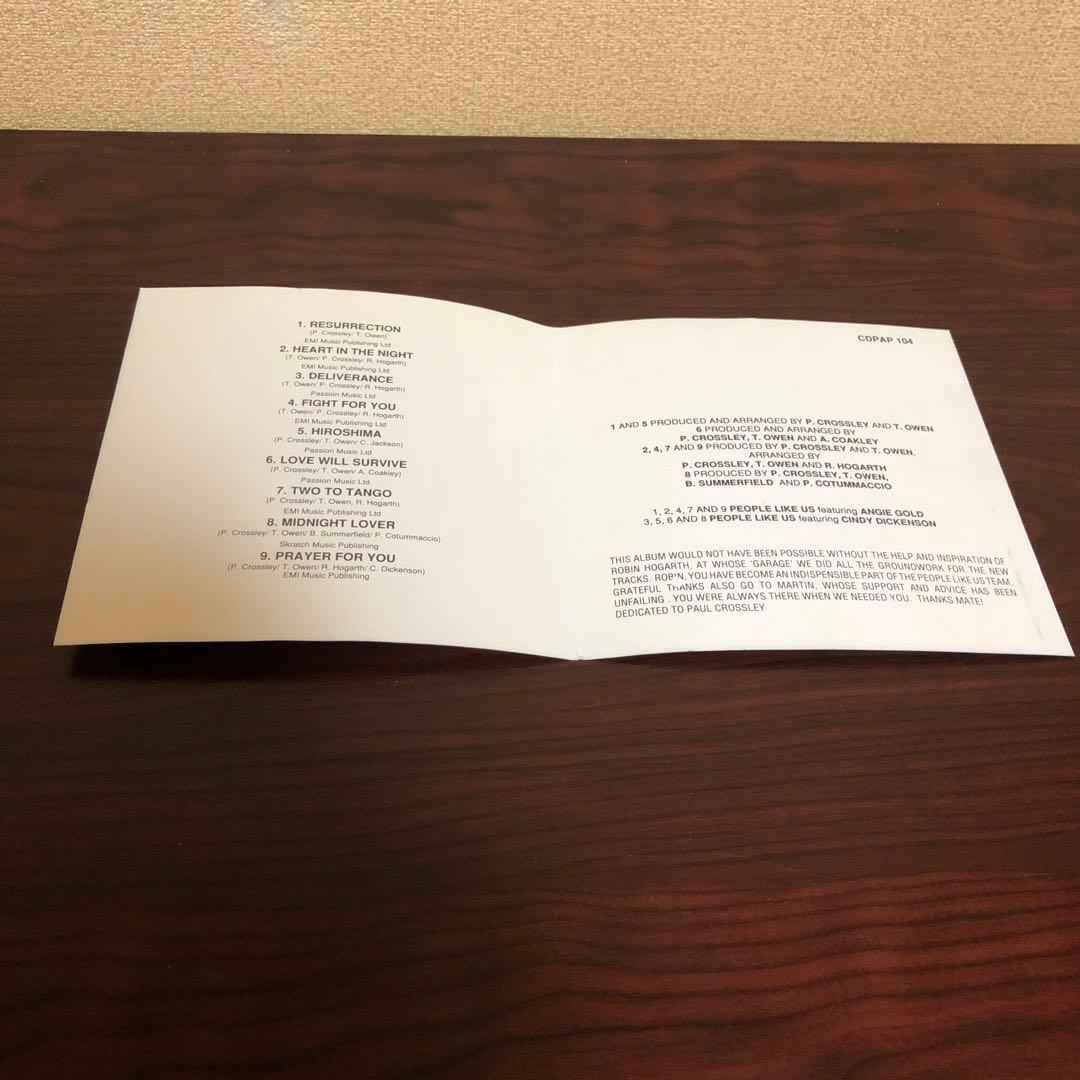 CD☆people like us／ピープル・ライク・アス／アンジー・ゴールド