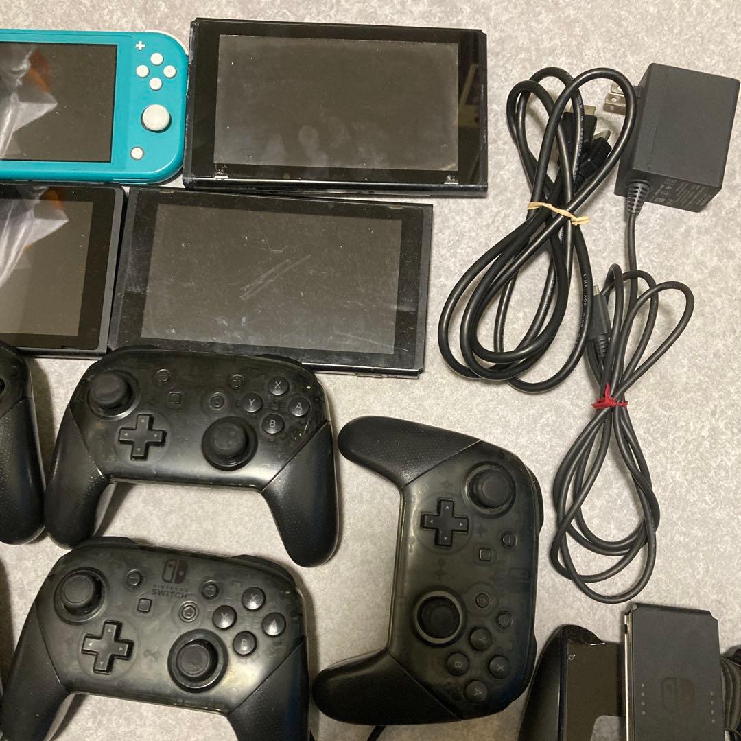 Nintendo Switch 本体とコントローラー　ジャンクセット