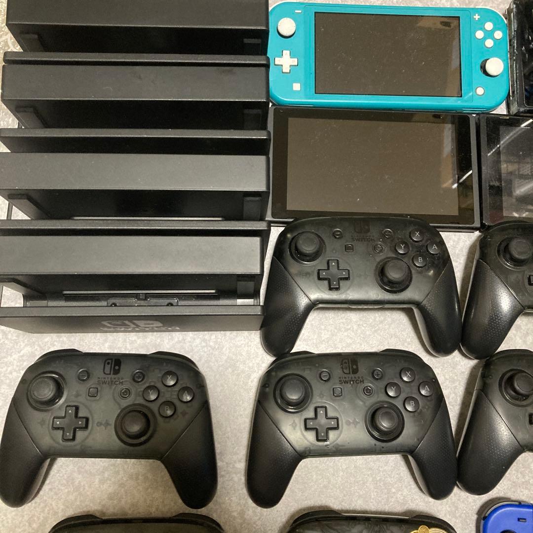 Nintendo Switch 本体とコントローラー　ジャンクセット