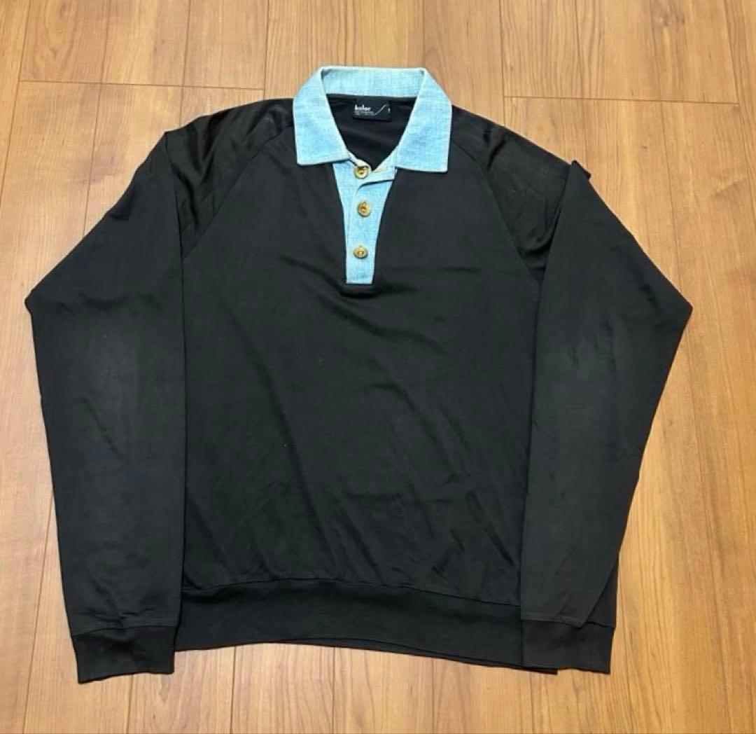 KOLOR デニム襟 長袖 ポロシャツ 2012 アーカイブ