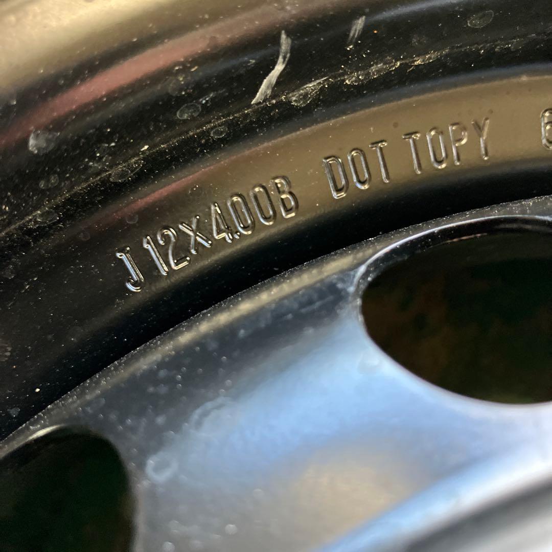 ホンダ純正スチールホイール　12×4.0 4本セット　 新車外しNバン