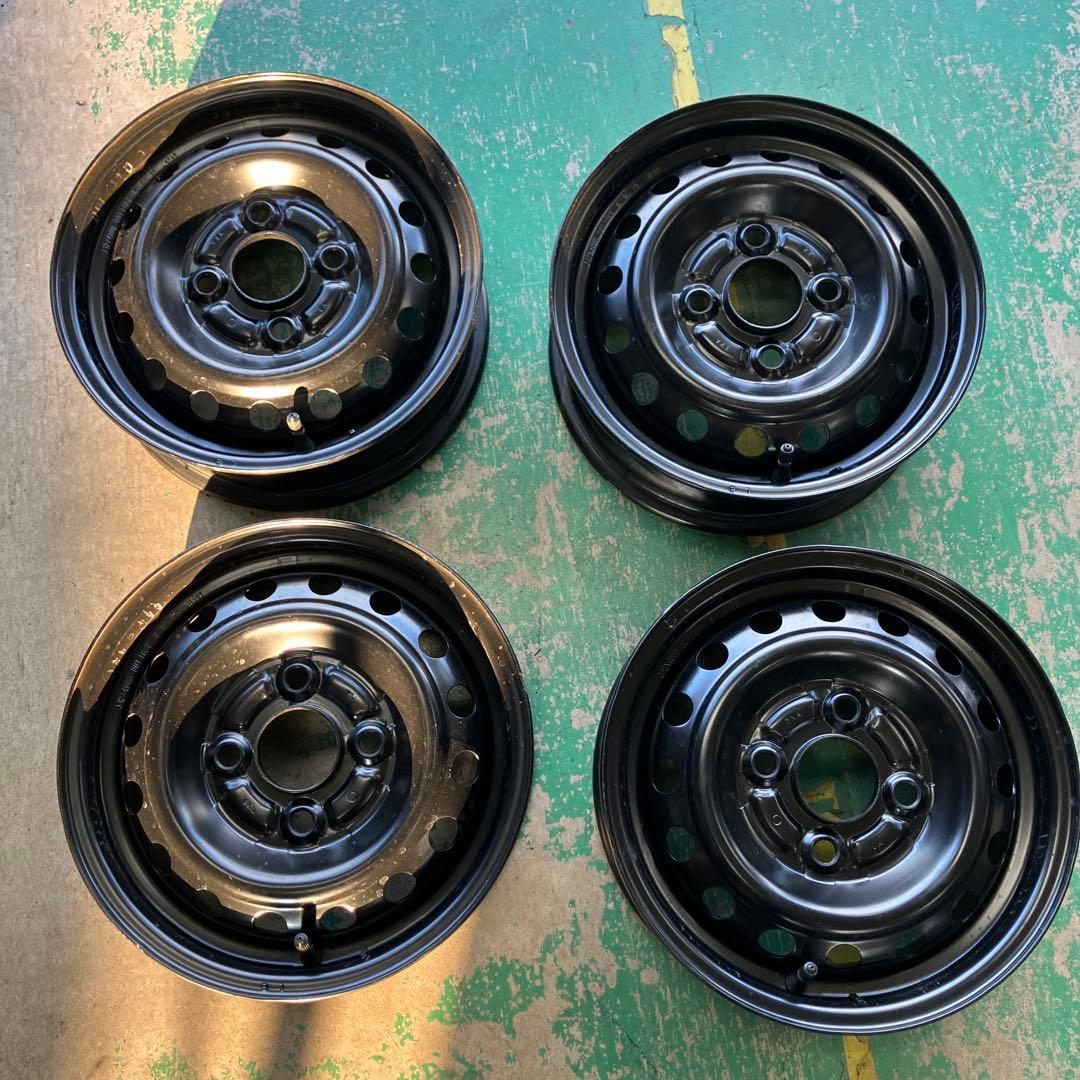 ホンダ純正スチールホイール　12×4.0 4本セット　 新車外しNバン