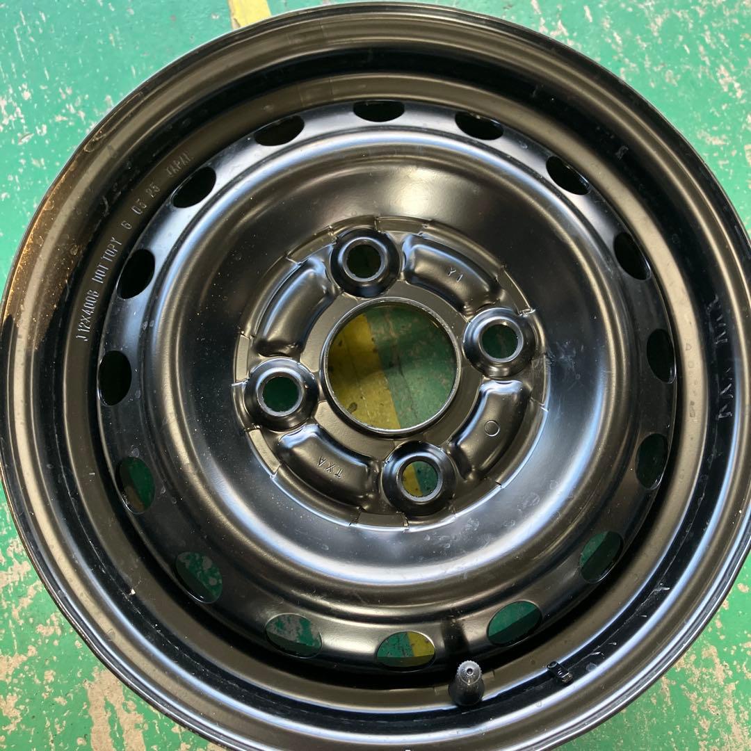 ホンダ純正スチールホイール　12×4.0 4本セット　 新車外しNバン