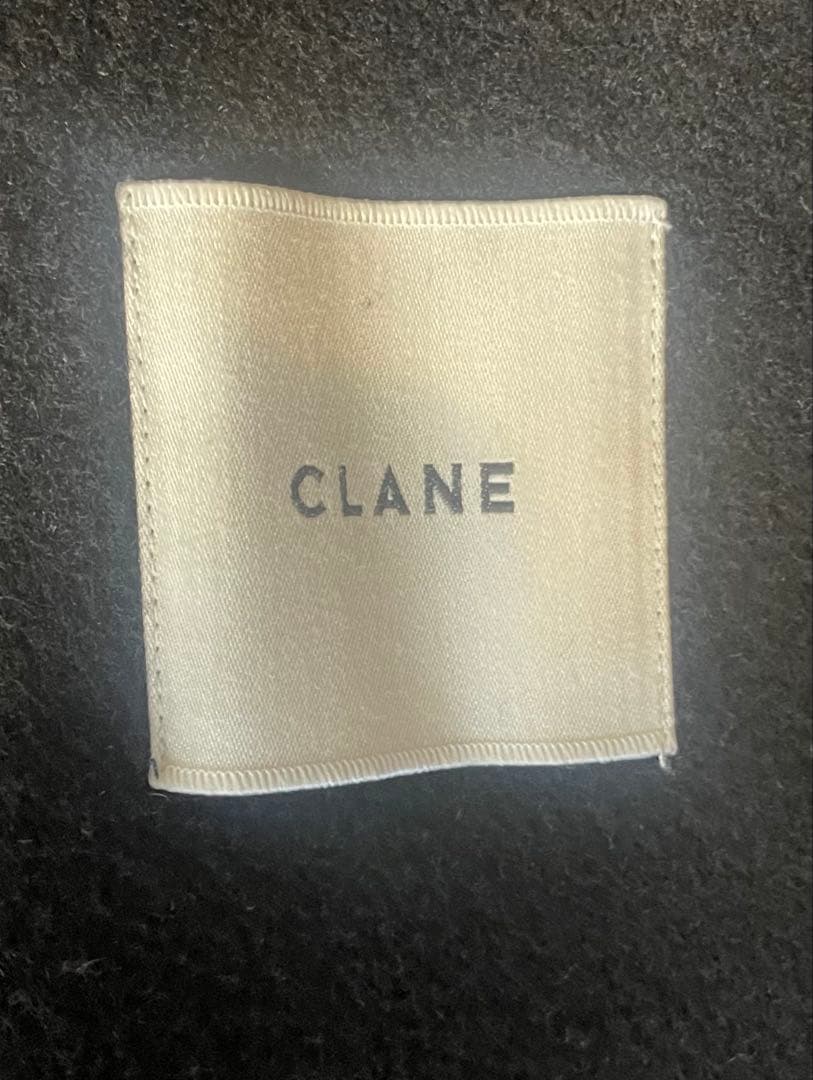 黒のロングコート シングルボタン