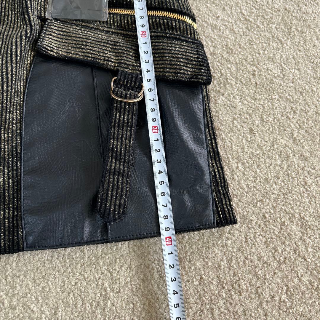 MARK&LONA 新品未使用スカート 定価32000円BLACK➕GOLD