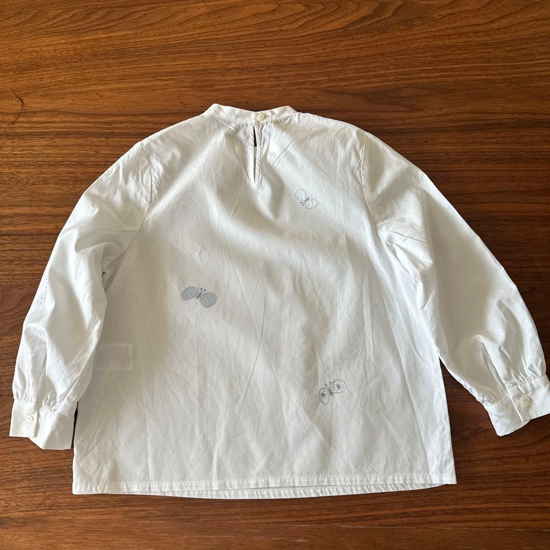 【お値下げ】ミナペルホネン　ブラウス　choucho 120cm