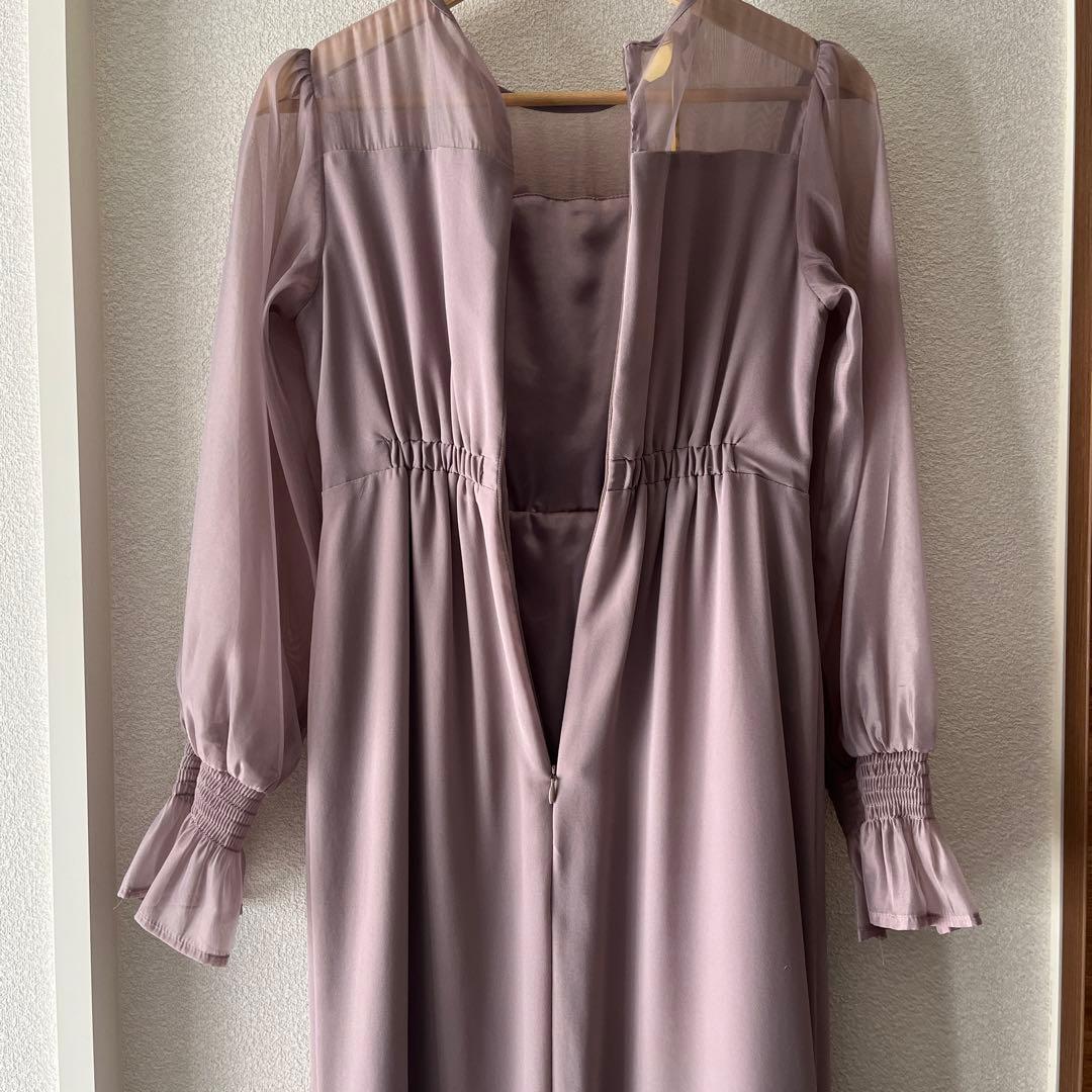 nianaシフォンドレス S モカ