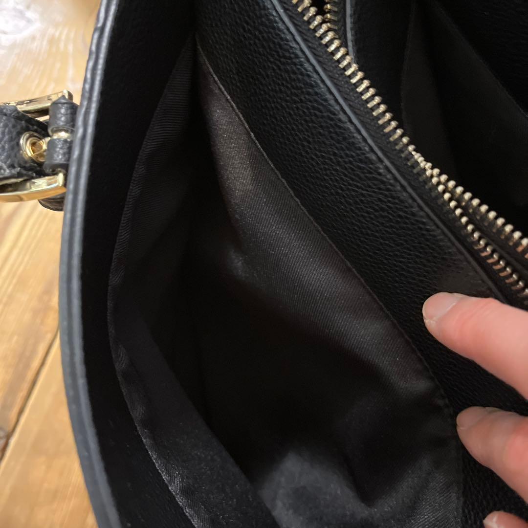 INDIVI 黒 バッグ A4可インディヴィ　就活　リクルート　仕事用　ビジネス