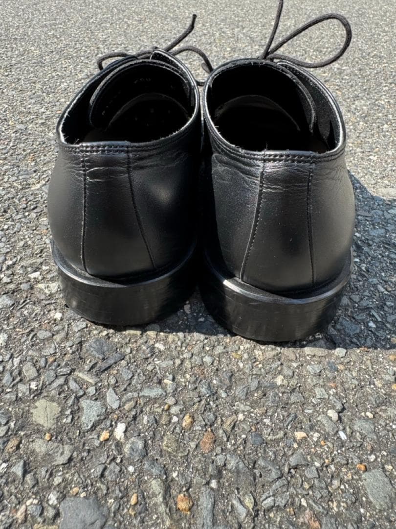 Vintage スクエアトゥ　黒　26cm ローファー