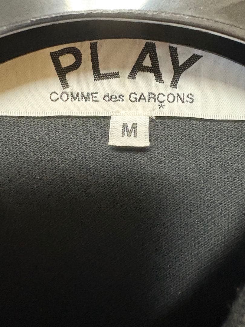 PLAY COMME des GARÇONS 黒ポロシャツ M