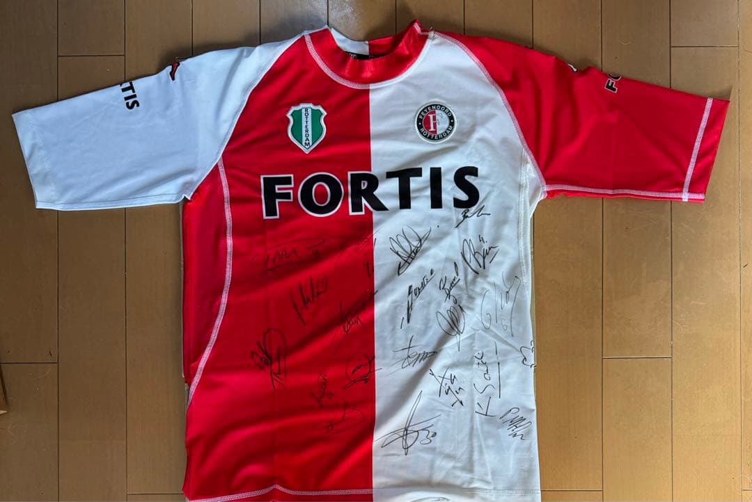 豪華❗️小野伸二選手他フェイエノールトメンバー直筆サイン入りユニフォーム