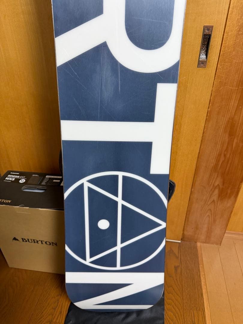 BURTON バートンカスタムX 156cm ジェネシス　ビンディングセット