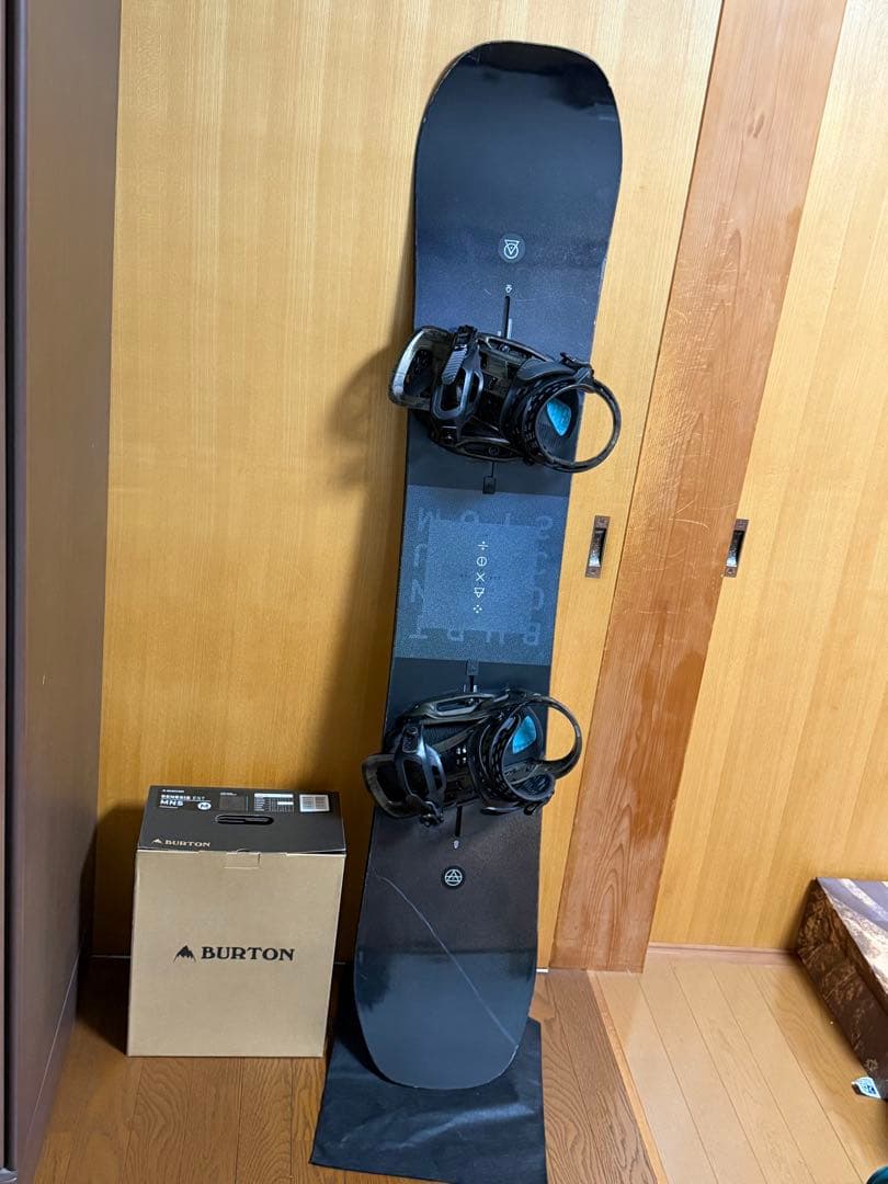 BURTON バートンカスタムX 156cm ジェネシス　ビンディングセット