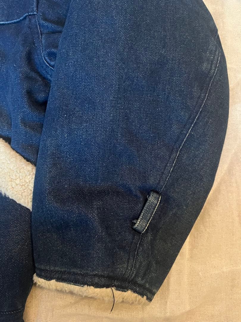 HAI sporting gear イッセイミヤケ ボアデニムジャケット　M