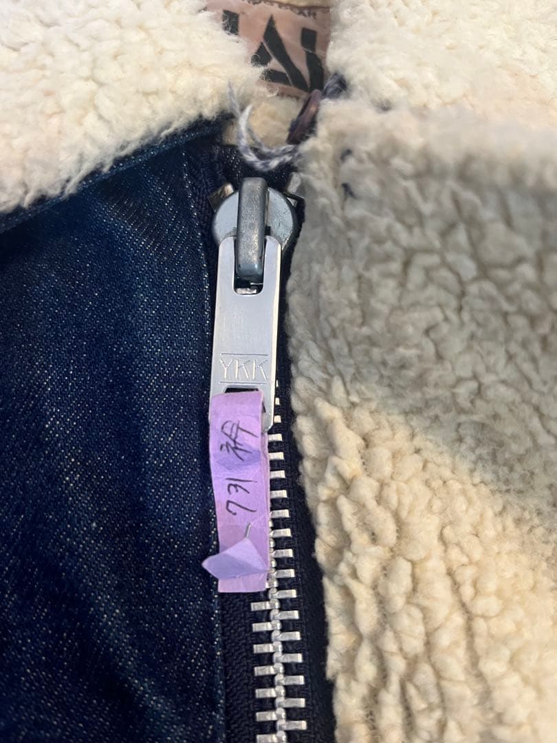 HAI sporting gear イッセイミヤケ ボアデニムジャケット　M