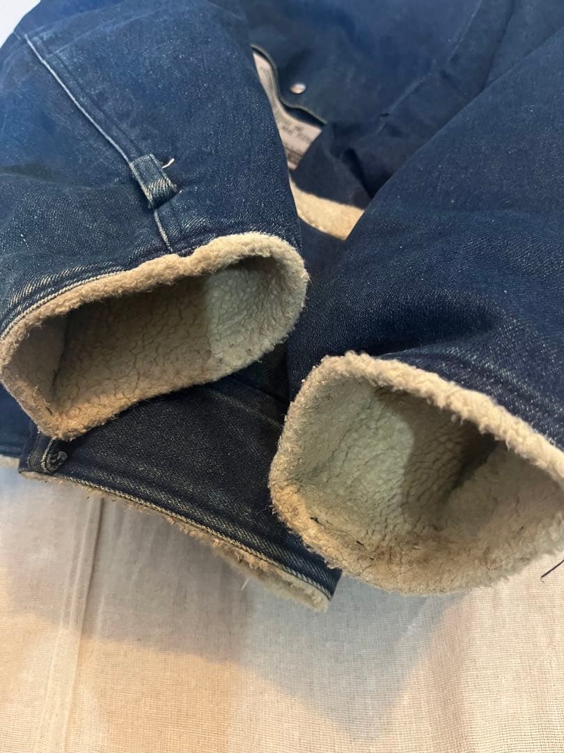 HAI sporting gear イッセイミヤケ ボアデニムジャケット　M