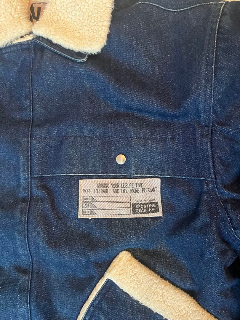 HAI sporting gear イッセイミヤケ ボアデニムジャケット　M