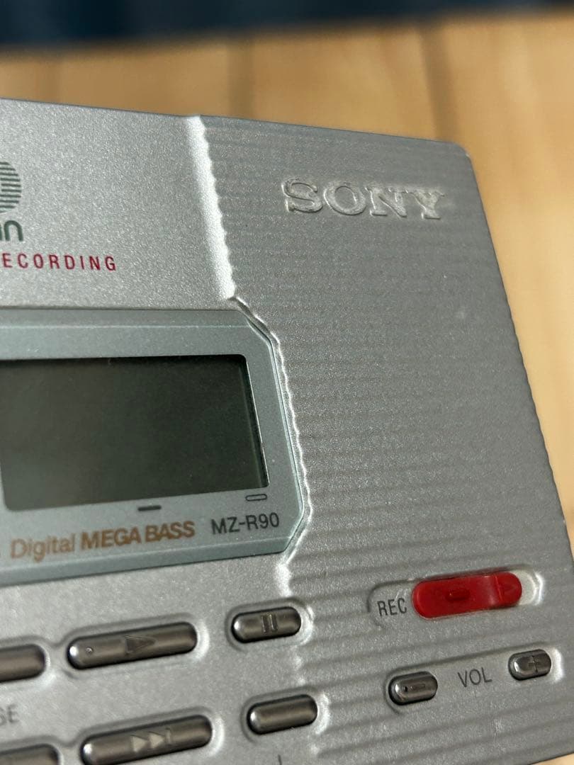SONY MD WALKMAN MZ-R90 ポータブルMDプレーヤー動作確認済