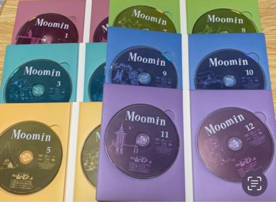 楽しいムーミン一家　DVD BOX 指人形等付き