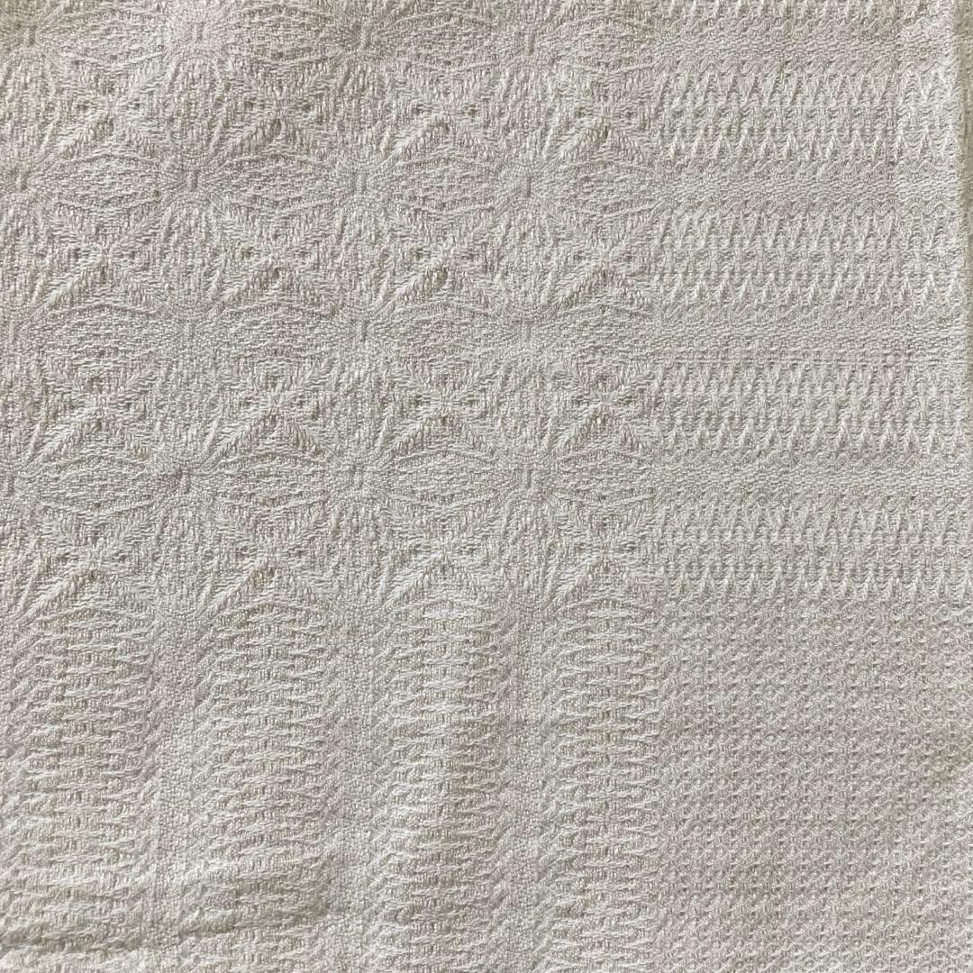 E 北欧ヴィンテージ1950s伝統織りリネンのテーブルクロス（特大サイズ