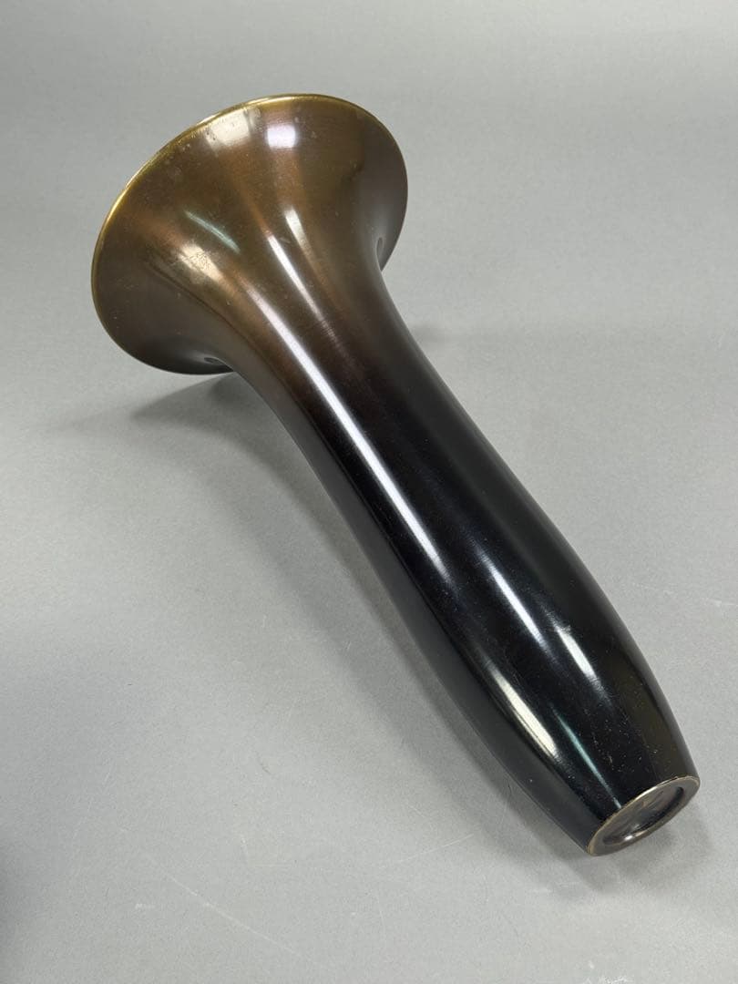 いけばな　池坊 唐銅花瓶　高さ31cm 銅花器　花瓶　華道具