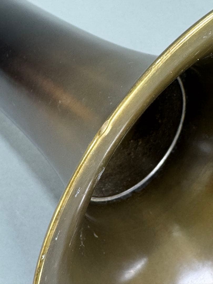 いけばな　池坊 唐銅花瓶　高さ31cm 銅花器　花瓶　華道具