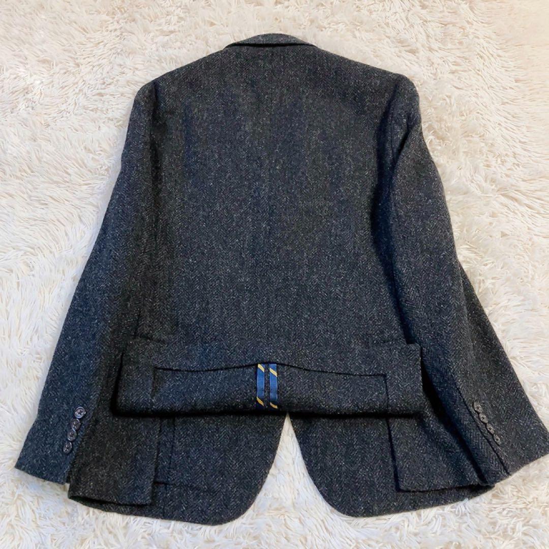 【ツイード・襟裏キツネ】ポロラルフローレン　テーラード　ヘリンボーン　38S現行