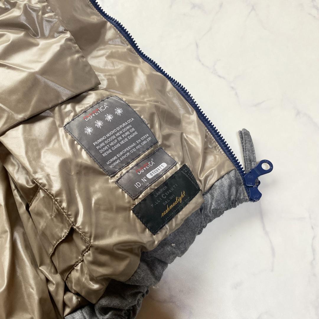 美品✨希少デザインカラー✨DUVETICA ダウンベスト FEBEDUE 42