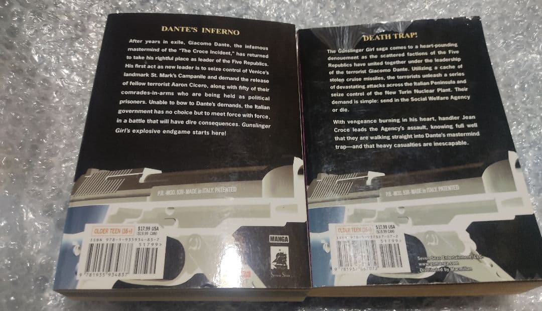 Gunslinger Girl Omnibus 5 6 英語版 絶版