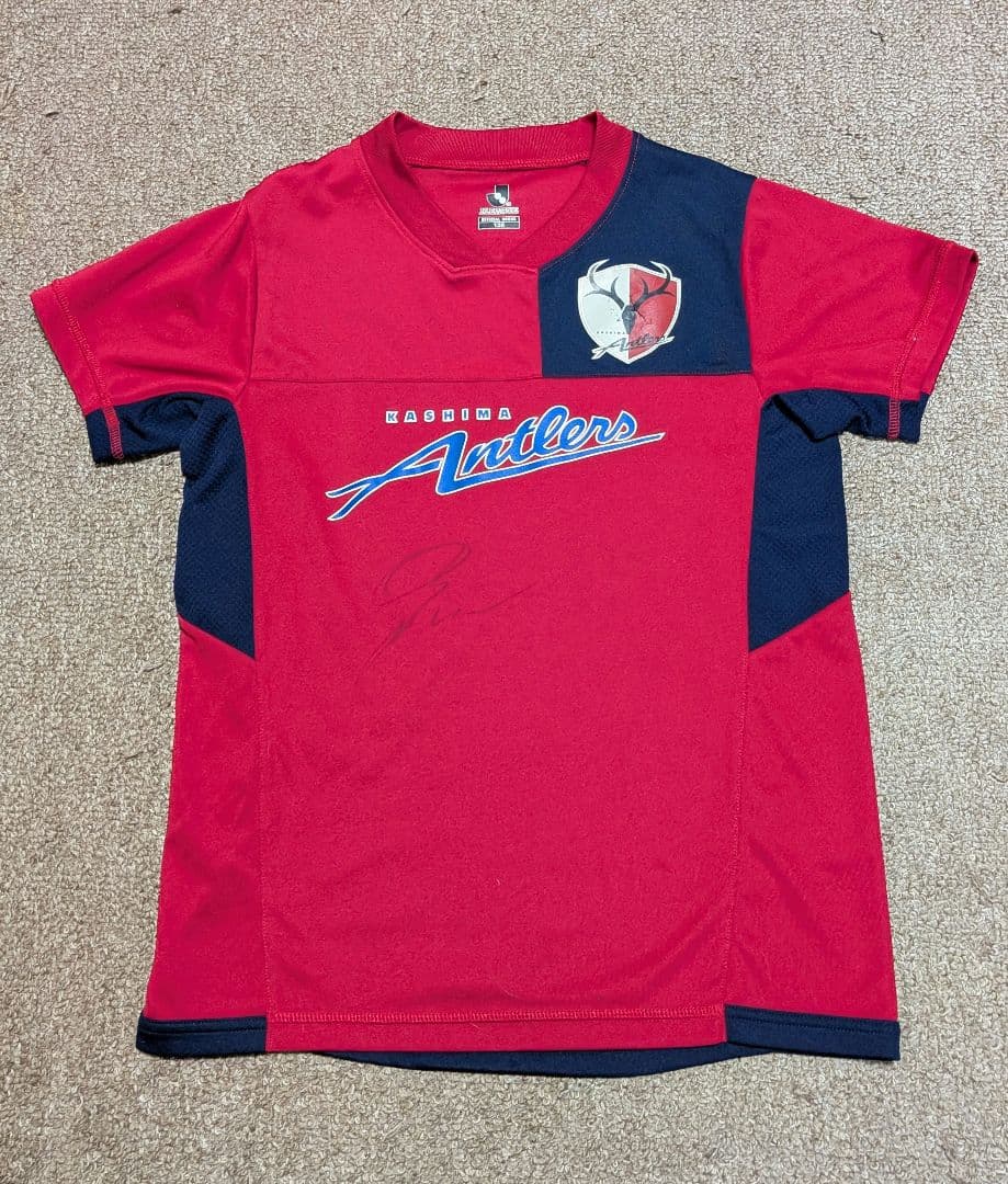貴重　柴崎岳海外移籍前ユニホーム20　サイン付き　130cm子供用