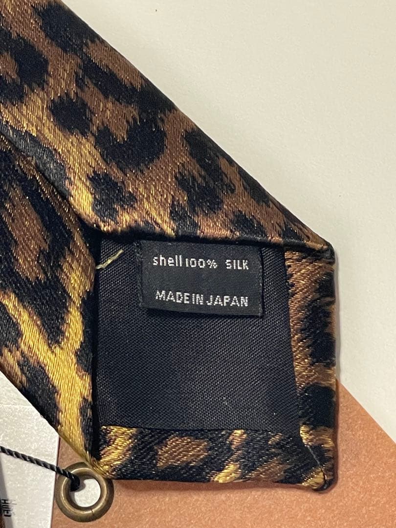 WACKOMARIA ワコマリア　ネクタイ　レオパード　シルク