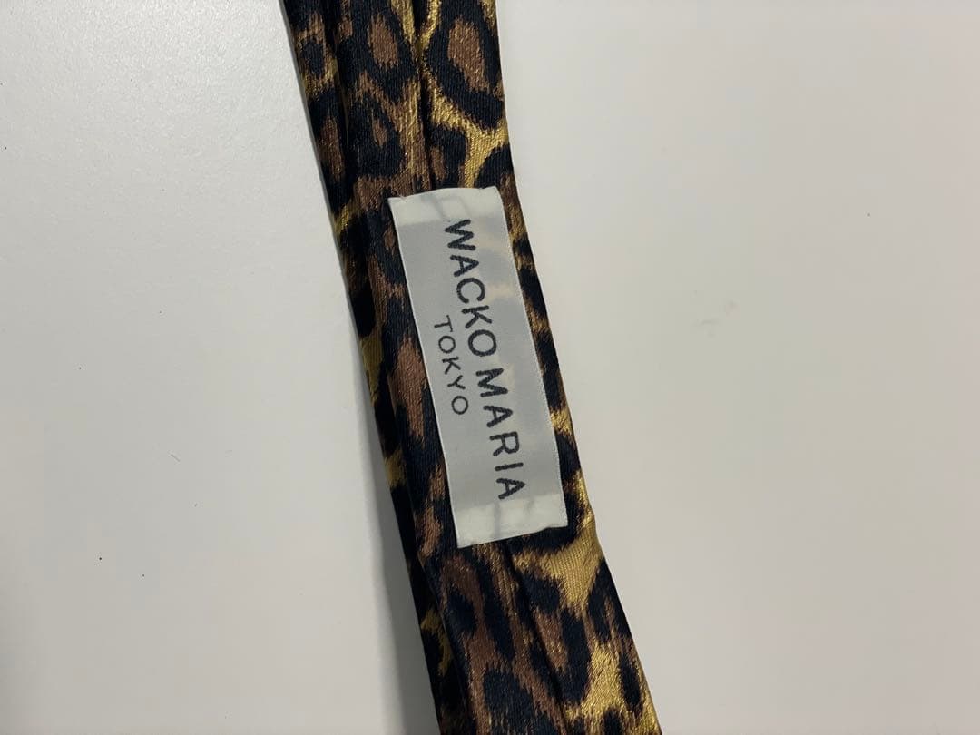 WACKOMARIA ワコマリア　ネクタイ　レオパード　シルク