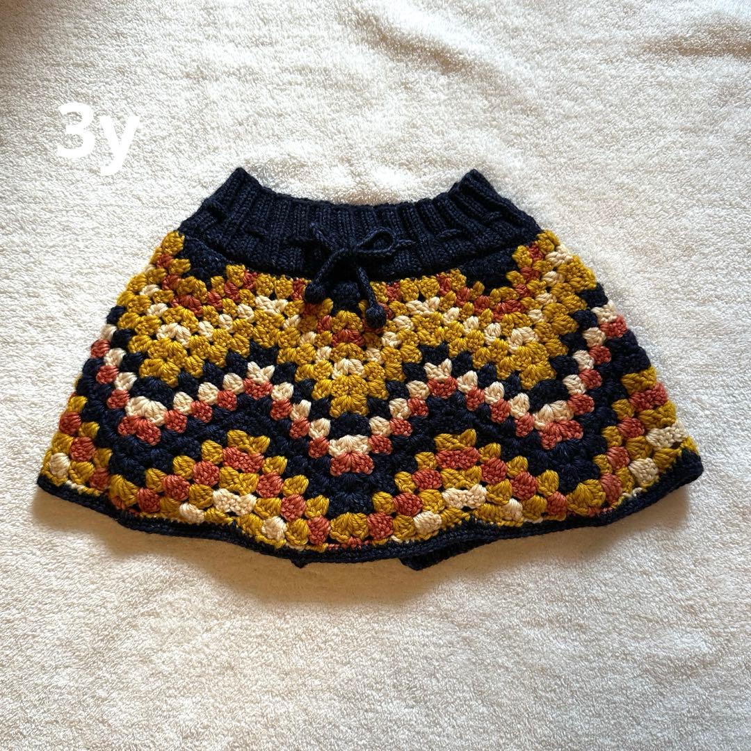 スカート Misha & puff crochet skating skirt 3y