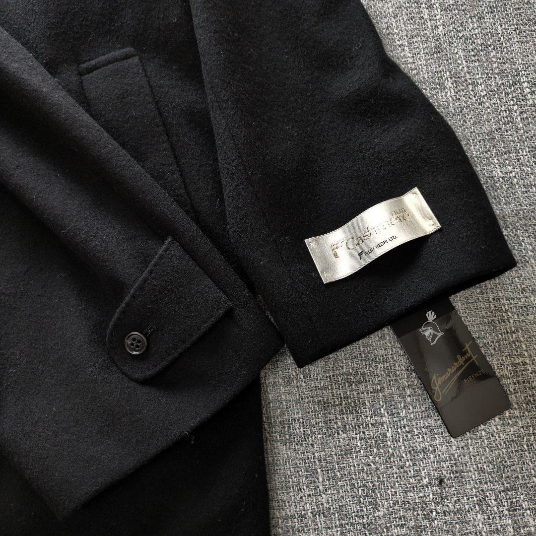 藤井毛織　メンズ　カシミヤ　バルマカーンコート　新品未使用　ロング丈