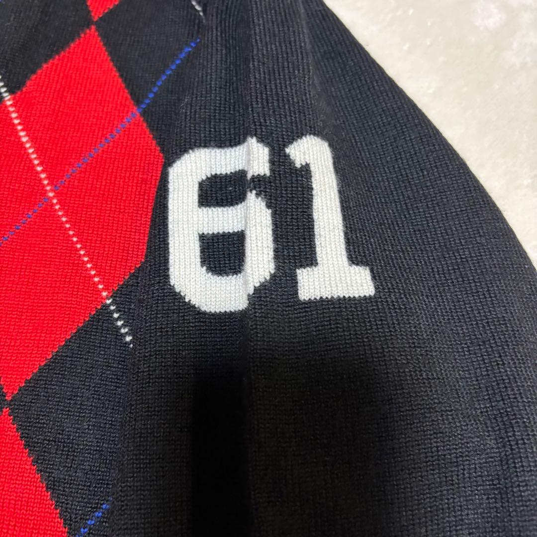 美品　ROUGH & SWELL ダイヤモンド柄セーター XL