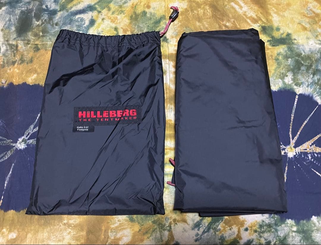 【美品】HILLEBERGヒルバーグナロ3GT グリーン　純正フットプリント付