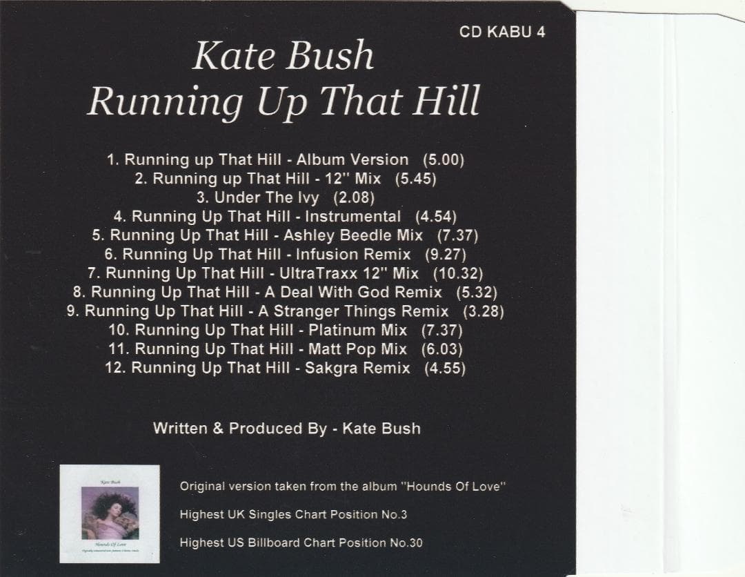 Kate Bush　神秘の丘　12トラック収録 リミックス集 CD