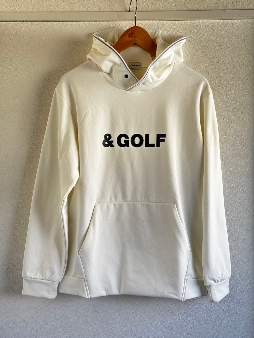 and per se & GOLF バックグリッドフリース プルパーカ Lサイズ