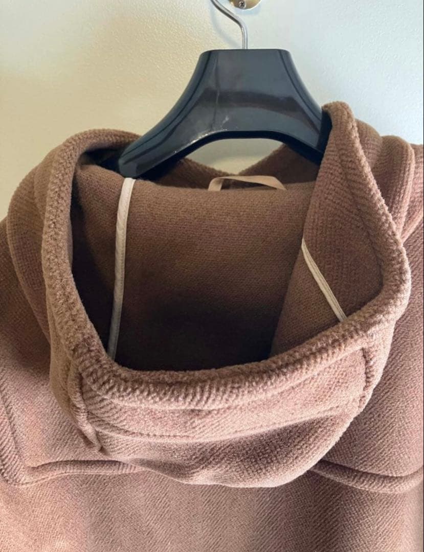 エルメス生地 ヴィンテージ グレンフェル ダッフルコート ブラウン