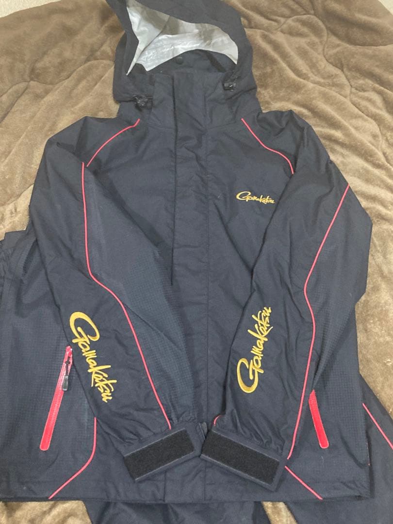 がまかつ　オールウェザースーツ　サンライン釣武者フカセゴアテックスレインスーツ