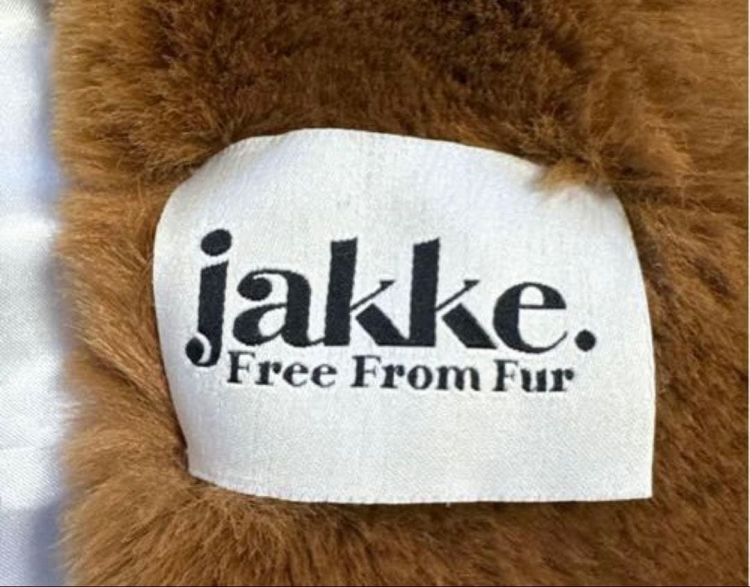 JAKKE ジャッキー フェイクファーコート ブラウン　36