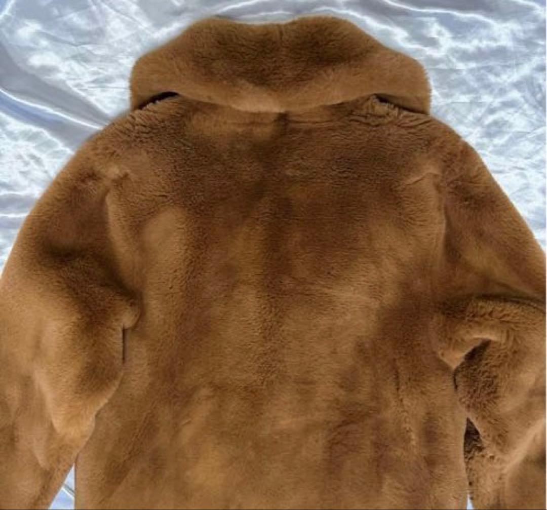 JAKKE ジャッキー フェイクファーコート ブラウン　36