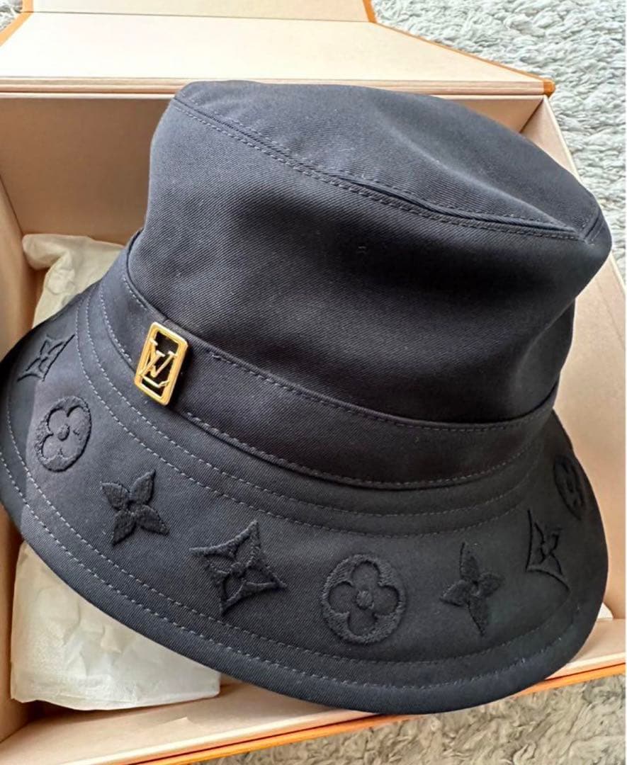 ルイヴィトン 美品 バケットハット lv フィリグラム