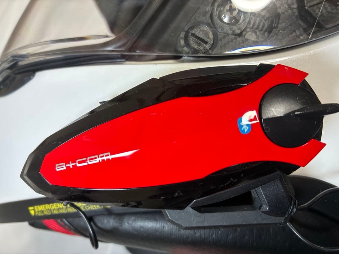 SHOEI Z-7 ホワイト Lサイズ 59cm B+COM付 極美品