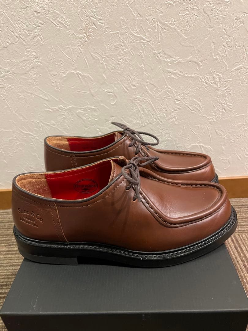 Regal Shoe&Co. ブラウンレザーモカシンシューズ