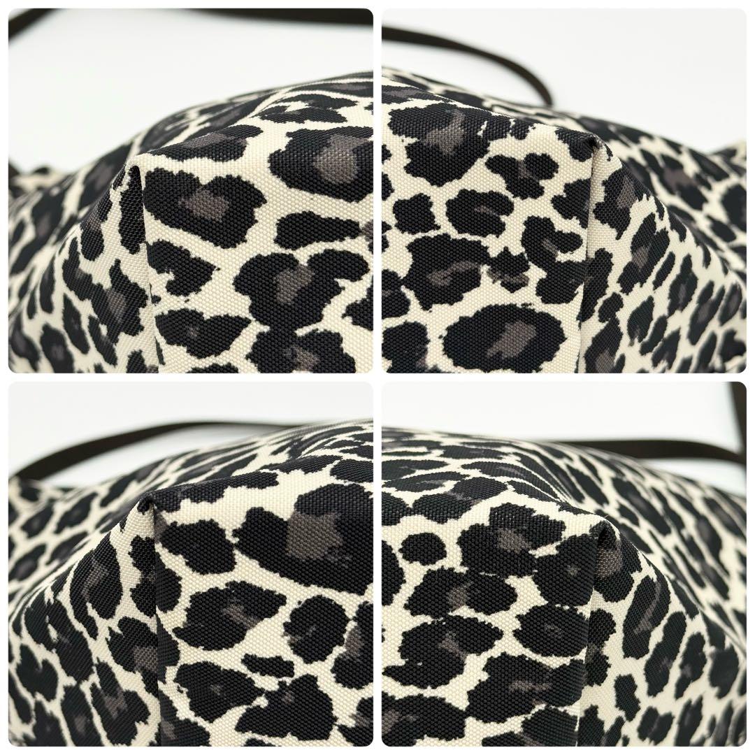 エルベシャプリエ グリーンレーベル別注 ビッグポシェット パンサーブラン