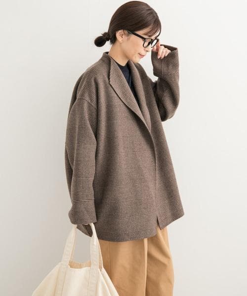 ꕤアーバンリサーチドアーズ/ウールリバーミドルガウンコート