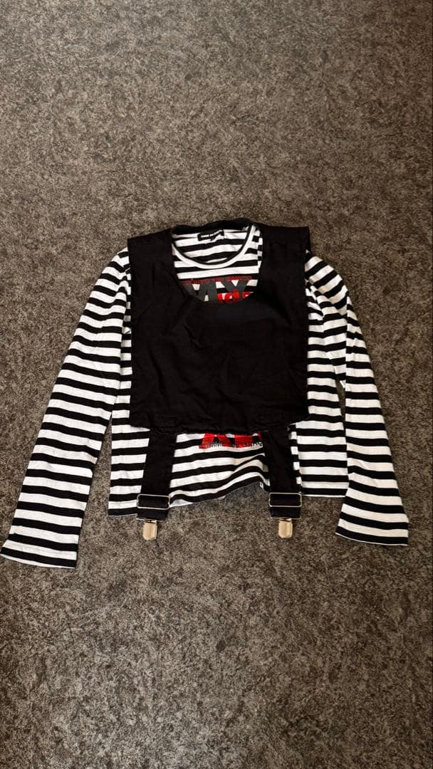 ブラックコムデギャルソン　サスペンダー