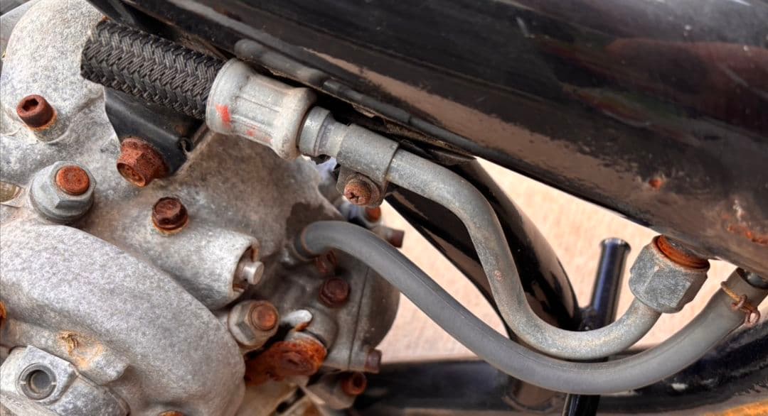 YAMAHA SR400 エンジン フレームセット